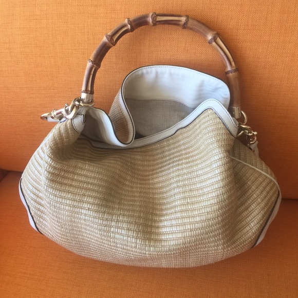 GUCCI ICONIC BAMBOO HANDLE BAG - Picture 5 of 10